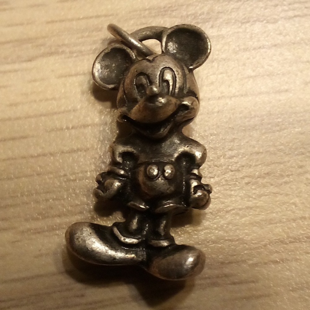 Vintage Disney Mickey Mouse Necklace Pendant (or Larger Charm)